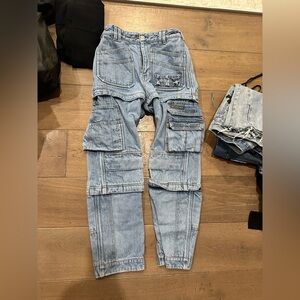 Balenciaga Women’s Zip Jeans — streetwear